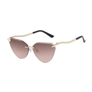 Lunettes de soleil œil de chat personnalisées pour femmes, monture noire intégrale, verres PC, protection UV400, style Instagram, mode urbaine extérieure - Product Image 4