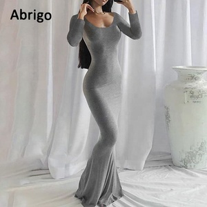 <span class=keywords><strong>Robe</strong></span> <span class=keywords><strong>longue</strong></span> de grande taille pour femme <span class=keywords><strong>robe</strong></span> sexy en queue de poisson <span class=keywords><strong>robe</strong></span> d'été pour femmes élégante moulante sans manches robes décontractées - Product Image 2