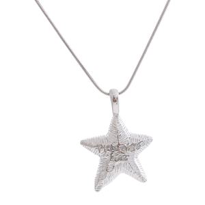 Collane 2120 XY per le donne in acciaio inossidabile originale promettimi "moda maglione pentagramma con ciondolo a forma di stella - Product Image 1