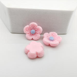 Dessin animé mignon <span class=keywords><strong>laine</strong></span> fleur Flatback résine breloques Cabochon pour Slime remplissage maison de poupée <span class=keywords><strong>bricolage</strong></span> artisanat coque de téléphone réfrigérateur enfants pince <span class=keywords><strong>à</strong></span> cheveux - Product Image 2