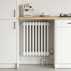 Radiatore Classico a Quattro Colonne in Acciaio con Massima Potenza Termica <span class=keywords><strong>per</strong></span> Grandi Ambienti e Applicazioni di Riscaldamento Interno Tradizionale - Product Image 1