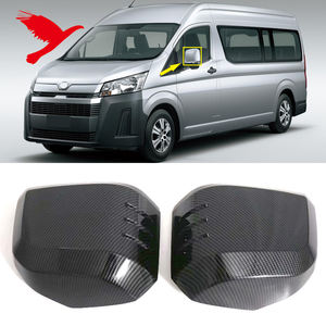 อุปกรณ์ตกแต่งรถยนต์ภายนอก ฝาครอบ<span class=keywords><strong>กระจก</strong></span>มองหลัง ABS 2 ชิ้น สำหรับ Toyota GranAce/HiAce/Gravia/<span class=keywords><strong>Commuter</strong></span>/Majesty (H300) ปี 2019 ขึ้นไป - Product Image 2