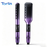 Service OEM/ODM Torlin, lisseur à vapeur électrique à chauffage rapide, couleur dégradée Paris, 250C/480F, lisseur à cheveux professionnel