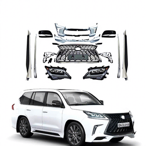 Proster — grille de pare-chocs avant pour voiture, kit de carrosserie pour <span class=keywords><strong>LX</strong></span> <span class=keywords><strong>570</strong></span> lx570 2008 — 2015, mise à niveau à 2016 TRD - Product Image 1