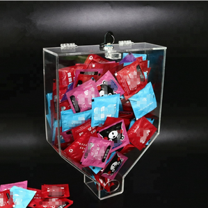 Boîte à <span class=keywords><strong>préservatifs</strong></span> en plexiglas verrouillable personnalisée PMMA murale <span class=keywords><strong>Distributeur</strong></span> <span class=keywords><strong>de</strong></span> <span class=keywords><strong>préservatifs</strong></span> en acrylique transparent - Product Image 5