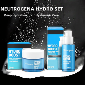 Ensemble de soins pour le <span class=keywords><strong>visage</strong></span> <span class=keywords><strong>Neutrogena</strong></span> (2 produits) Sérum ultra-hydratant à l'acide hyaluronique (flacon pompe 30 ml) Plus Aqua-Gel - Product Image 2