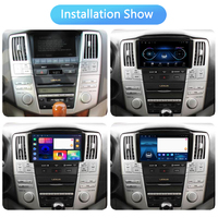 Radio con GPS y Mirror Link para Lexus RX300/RX330/RX350/RX400H 2004-2009, Unidad Principal con DSP, 1 Año de Garantía
