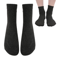 Chaussettes de thérapie de mise à la terre unisexe pour femmes et hommes avec fil d'argent conducteur, chaussures de mise à la terre pour un soulagement calme et un bien-être