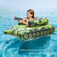 Bateau gonflable en PVC avec canon à eau électrique haute pression automatique pour des soirées aquatiques interactives – Chine