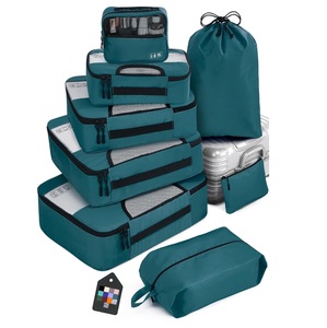 8 - Ensemble de cubes de rangement pour valises, pour un rangement efficace des vêtements et des accessoires de voyage, avec un design en maille respirante, durable et portable - Product Image 4