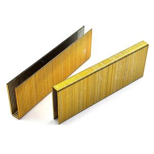 भारी शुल्क 16 श्रृंखला यू-टाइप स्टील स्टेपल पीले जस्ता ने फर्नीचर विधानसभा के लिए चिकनी के साथ - Product Image 3