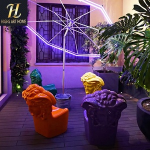 डिजाइनर फ्रैंक मेजेस्टिक लाउंज चेयर मैकरन रंग कला एकल कुर्सी विला लिविंग रूम के लिए लिविंग रूम की कुर्सी - Product Image 3