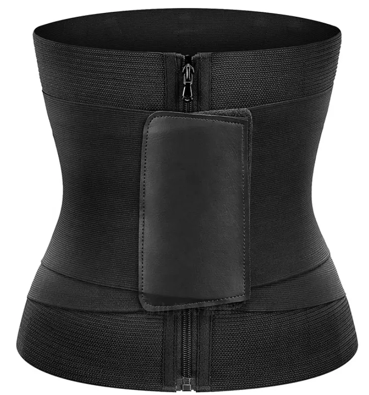 Hot Sale Tummy Trimmer Stomach Wrap Body Shaper Waist Training Slimming Women Brown Sports Wrap Waist Belt