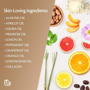 Exfoliante Corporal de Azúcar Moreno <span class=keywords><strong>Dr</strong></span>. Vanbcy, Exfoliante para Pies con Colágeno, Células Madre y Sal, Tonifica <span class=keywords><strong>la</strong></span> Piel, Anticelulitis, Fragancia Fresca, Normal - Product Image 2