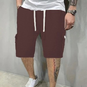 Nuovi pantaloncini estivi da uomo Casual Multi-tascabile in tinta unita pantaloncini da uomo a cinque punti - Product Image 3
