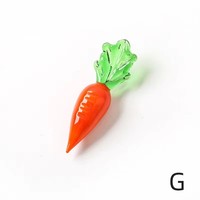 Mini Ornements Artisanaux en Verre pour Fruits et Légumes, Décoration Maison, Artisanat de Table pour Halloween, Noël, Anniversaire, Cadeau de Fête