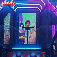 Marwey Machine de jeu de tir au basketball d'arcade pour adultes, à monnayeur, de luxe, commerciale, d'intérieur, à surprise sportive, très vendue