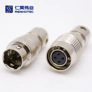 HR10A-7J-4P HR10A-7P-4S Hirose Connector Models 4-pin Male Female Cable Plug Solder Terminal Hirose Connector