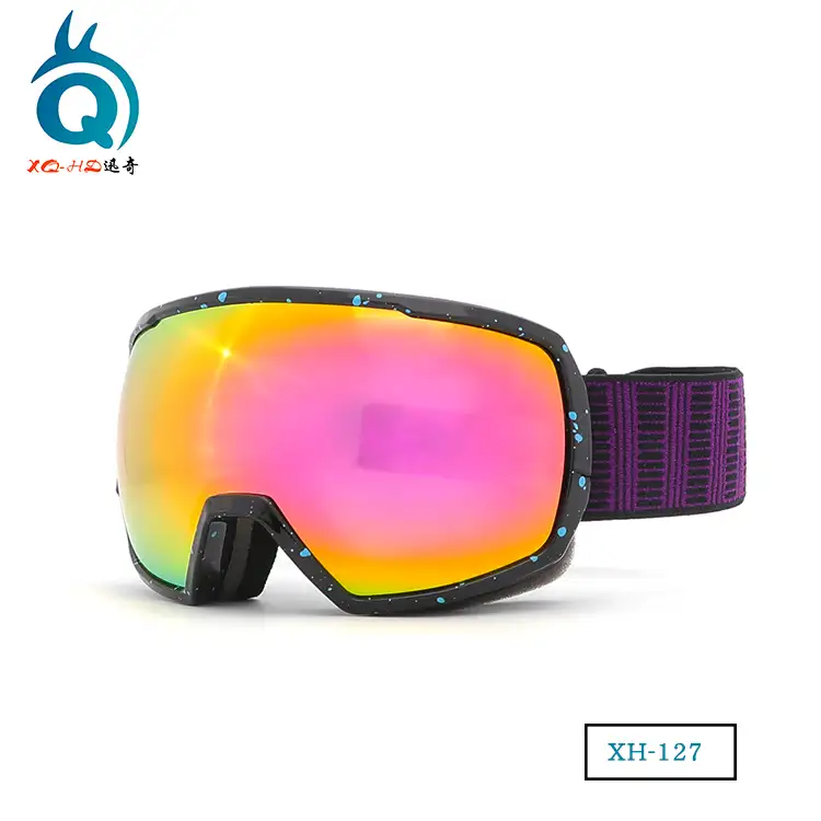 Gafas de snowboard con logotipo personalizado OTG, doble antiniebla, antiarañazos, para nieve y esquí