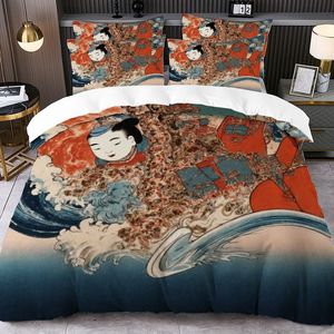 Parure de lit lavable, housse de <span class=keywords><strong>couette</strong></span>, taie d'oreiller, imprimé numérique 3D, drap-housse, 100% polyester, bon prix, <span class=keywords><strong>moins</strong></span> <span class=keywords><strong>cher</strong></span>, taille complète/queen - Product Image 5