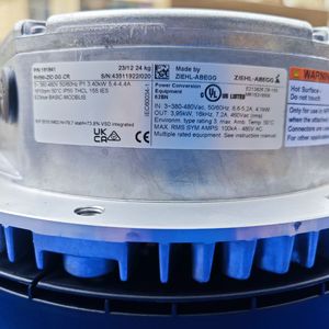 พัดลมระบายความร้อนแบบแรงเหวี่ยงสำหรับศูนย์ข้อมูล ZIEHL-ABEGG RH56I-ZID.GG.CR 191841 380-480V 50/60Hz 3.40KW 5.40-4.40A 1610RPM AHU - Product Image 4
