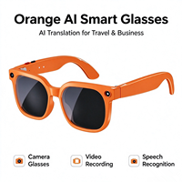 Lunettes audio IA en gros, casque Bluetooth à oreille ouverte, chargement magnétique rapide, contrôle tactile, lunettes intelligentes