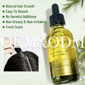 Suero para el Crecimiento del Cabello a Base <span class=keywords><strong>de</strong></span> Hierbas OEM ODM, Etiqueta Privada, Aceite <span class=keywords><strong>de</strong></span> Argán y Ácido Hialurónico - Product Image 3