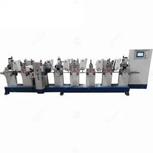 Solid wood profile linear sander wooden shaped curved surface sanding machine for profile mouldings