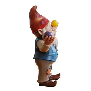 Statuetta di Gnomo Animato in Resina Personalizzata, Decorazione da Giardino, Divertente Statua di Nano, Produzione OEM all'Ingrosso di Personaggi Gnomo in Poliresina - Product Image 2