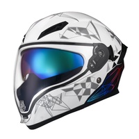 2025 TOOP Casque intégral Certification DOT Personnalisation Logo Graphique pour manger et boire Casque de moto pratique