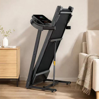 Caminadora Plegable que Ahorra Espacio ZB-HTD-17, Caminadora Eléctrica Plegable Hidráulica, Capacidad de Carga de 150 kg, Equipo de Gimnasio en Casa, Compacta
