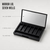 Boîtier vide personnalisé pour maquillage, emballage vide, palette de fards à paupières vide, étui à blush, contenant cosmétique