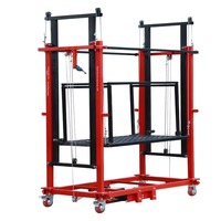 Échafaudage mobile électrique portable de 2 à 10 m, plateforme de levage télescopique pour la construction, acier durable pour l'aluminium et le métal