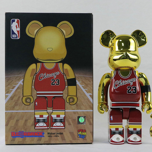 Spot sale high edition bear brick 400% 28cm violent bear doll decoration action figure toy ABS custom bearbrick