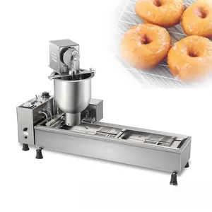 Ventas directas de fábrica a bajo fabricante de máquinas automáticas de donuts 220/110 V máquina comercial de donuts