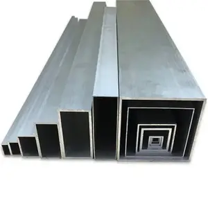 Tubi d'acciaio saldati quadrati Pre-galvanizzati di alta qualità che offrono durevolezza e affidabilità