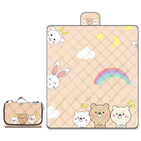 Tapis de pique-nique en Oxford laminé à ultrasons ODM OEM, imperméable, pliable, portable, pour le camping en plein air, la plage, le jardin