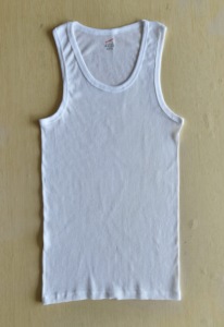 Camiseta OEM personalizada para correr para hombre mezcla de algodón en blanco gimnasio fitness cuello redondo <span class=keywords><strong>camisetas</strong></span> sin mangas de entrenamiento blanco acanalado para hombre - Product Image 2