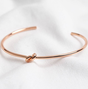 Inspire Jewelry Personalised Slim Knot <strong>Torque</strong> <strong>Bangle</strong> for Women and Girls Design Stainless Steel <strong>Silver</strong> Adjustable Bracelet 2020 - Product Image 3