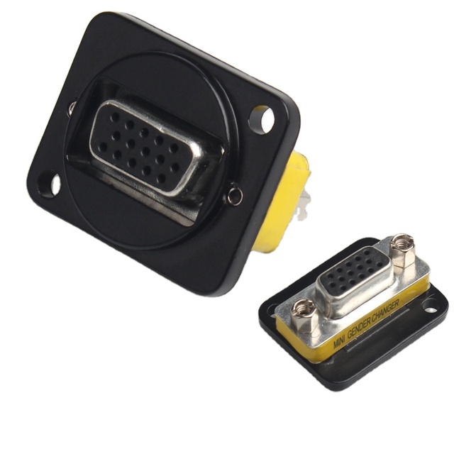 Wholesale SETO D-Type USB 3.0 Pop-Up VGA High-Definition Connector with Stable Connection Black Aluminum Screw 146x146mm Panel