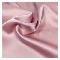 Tissu satiné en polyester imitation acétate, lin simple face, pour robes de soirée et vêtements de nuit