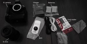 Caméra d'électroluminescence portable solaire pour la détection de défauts et de fissures cachées dans les modules photovoltaïques (test EL) - Product Image 2