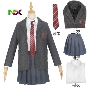 Disfraz de Cosplay de la Película <span class=keywords><strong>Matilda</strong></span>, Uniforme Escolar, Abrigo, Falda, Corbata, Traje de <span class=keywords><strong>Matilda</strong></span> la Musical de Roald Dahl, para Niñas y Mujeres - Product Image 4
