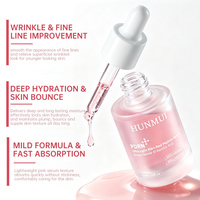 Sérum Peptidique Rose PDRN Marque Blanche 30ml ADN de Saumon Hydratation Peau de Verre Éclat Sérum Visage Raffermissant Hydratant Essence Visage