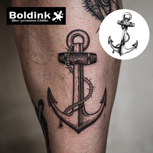 <span class=keywords><strong>Tatuaje</strong></span> semipermanente <span class=keywords><strong>de</strong></span> tinta Jagua Juice <span class=keywords><strong>de</strong></span> Boldink, diseño <span class=keywords><strong>de</strong></span> ancla náutica realista, resistente al agua, <span class=keywords><strong>de</strong></span> larga duración (2 semanas), para el cuerpo. - Product Image 2