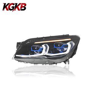 ชุดไฟหน้า LED KGKB สำหรับรถยนต์ซีรีส์ 7 รุ่น F01 F02 ปี 2009-2015 อัพเกรดเป็น G12 ไฟ DRL สองสี 6500K เลนส์โปรเจคเตอร์ แบบเสียบใช้งานได้ทันที เทคโนโลยี LED - Product Image 3