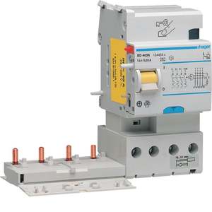BD463N Personalizzabile con blocco differenziale Hager 4P 63A tipo A 30mA 3M - Product Image 1