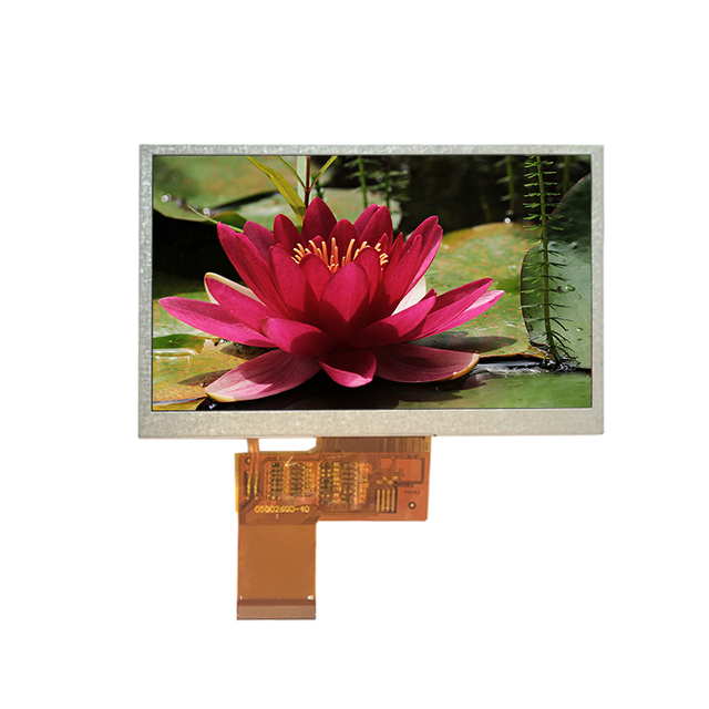 5inch 480x272 24Bit RGB 40PIN 6O'CLOCK 250nits TFT LCD display module