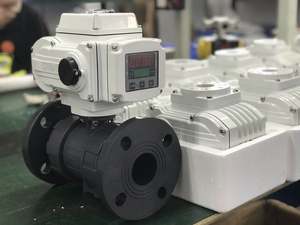 COVNA B2Bclearance Sale ElectricValve with Rotary <b>Float</b> Actuator for Automated <b>Water</b> and Fluid Flow Control UPVC Flanged - Product Image 1