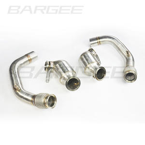 Bargee 304 acier inoxydable <span class=keywords><strong>Megna</strong></span> Flow pour BMW S63 4.4T 2020-UP F95 F96 X5M X6M Auto Performance pièces tuyaux de descente d'échappement - Product Image 5